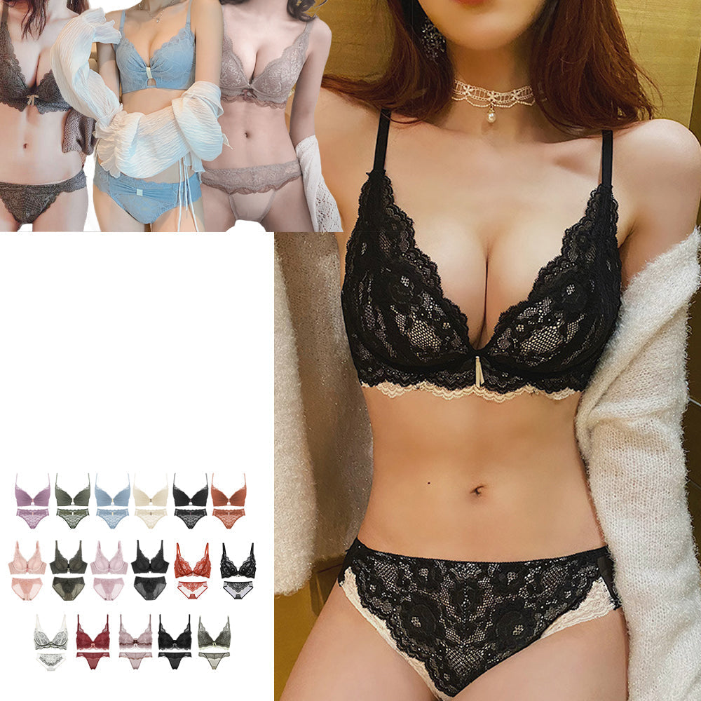 ブラジャー ショーツ ネット ノンワイヤー 脇高 下厚 多孔質 インナーカップ 自然 な 谷間 メイク U字 バック 安定感 サイドボーン 脇肉 補整 通気性 大人 可愛い 春夏 新作 下着 2点セット 女性用 快適 立体シルエット 着心地抜群